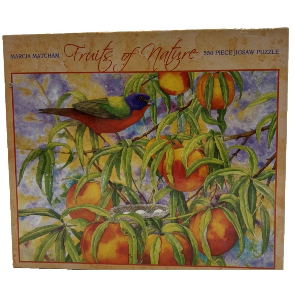 Fruits of Nature 550 Piece Puzzle by Marcia Matcham New in Sealed Box